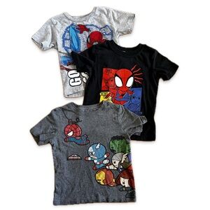 Spider-Man T-shirts (three)